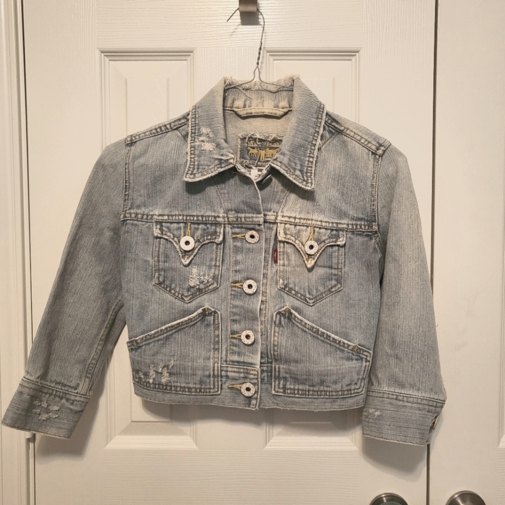 Levi's Jeans Crop Jacket Small